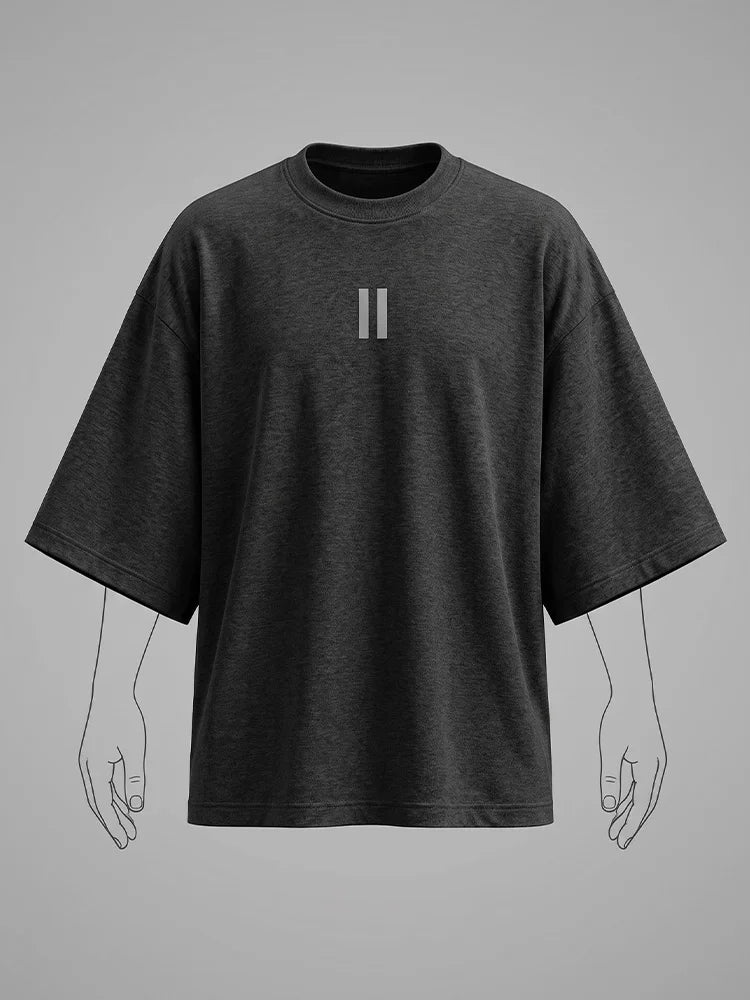 Stone Grey Melange - The Pause Tee