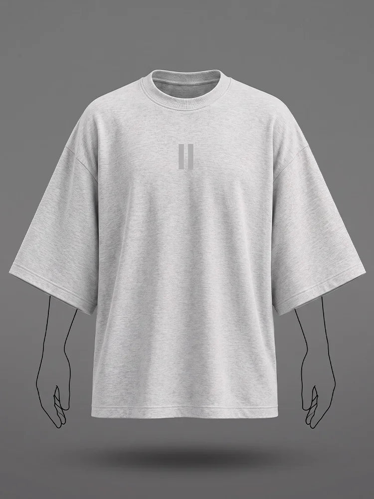 Light Grey Melange - The Pause Tee