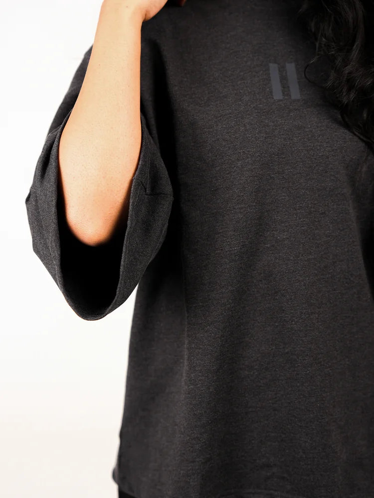 Stone Grey Melange - The Pause Tee