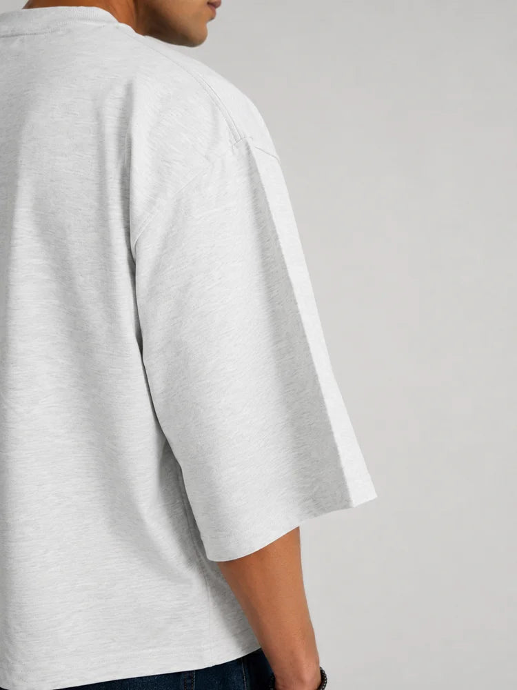 Light Grey Melange - The Pause Tee