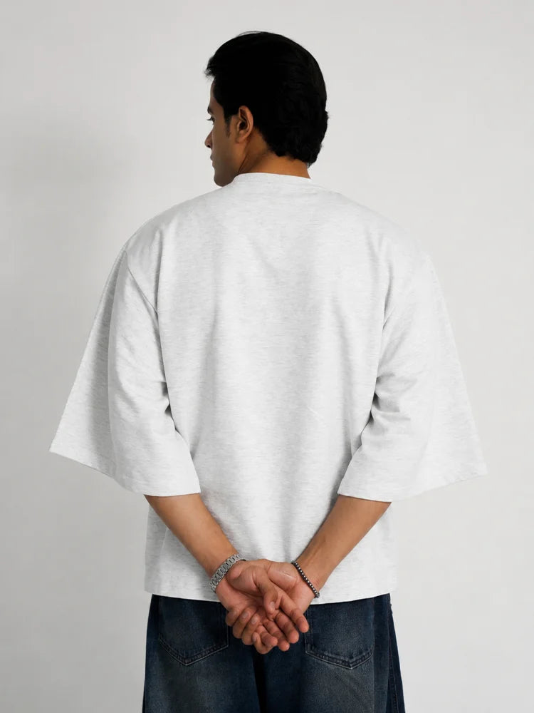 Light Grey Melange - The Pause Tee