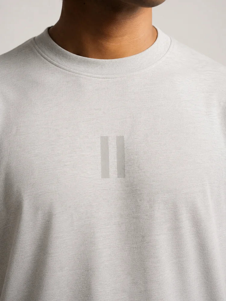Light Grey Melange - The Pause Tee