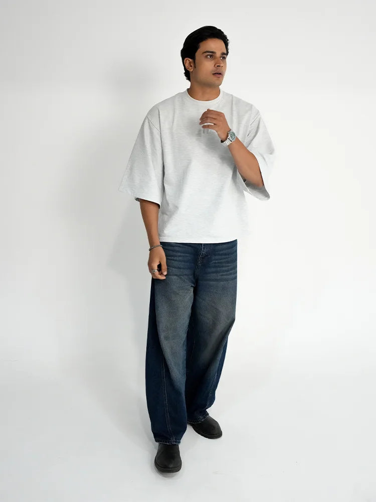 Light Grey Melange - The Pause Tee