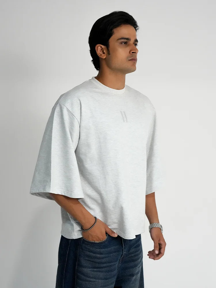 Light Grey Melange - The Pause Tee
