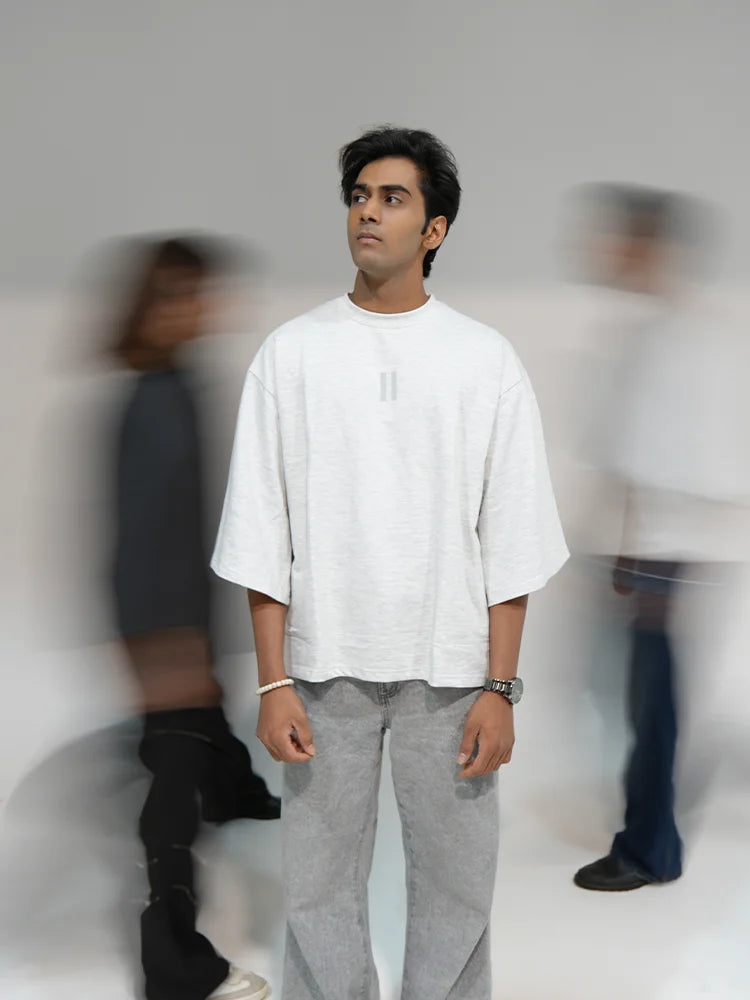 Light Grey Melange - The Pause Tee