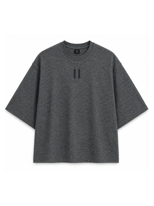 Light Grey Melange - The Pause Tee